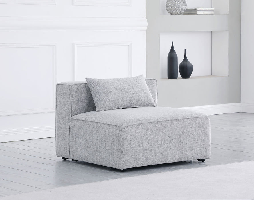 Cube - Linen Armless Chair - Simple Home Plus