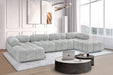 Ames - 6 Piece Fabric Modular U-Shaped Sectional - Simple Home Plus