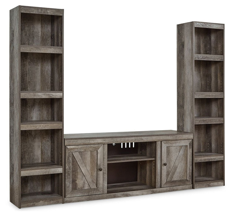 Wynnlow - Gray - 3-Piece Entertainment Center - Simple Home Plus