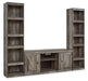 Wynnlow - Gray - 3-Piece Entertainment Center - Simple Home Plus