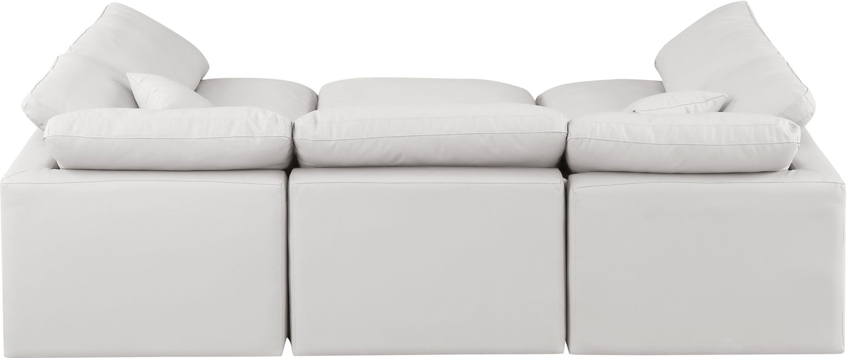 Indulge - Faux Leather 6 Piece Modular Sectional - Simple Home Plus