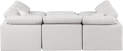 Indulge - Faux Leather 6 Piece Modular Sectional - Simple Home Plus