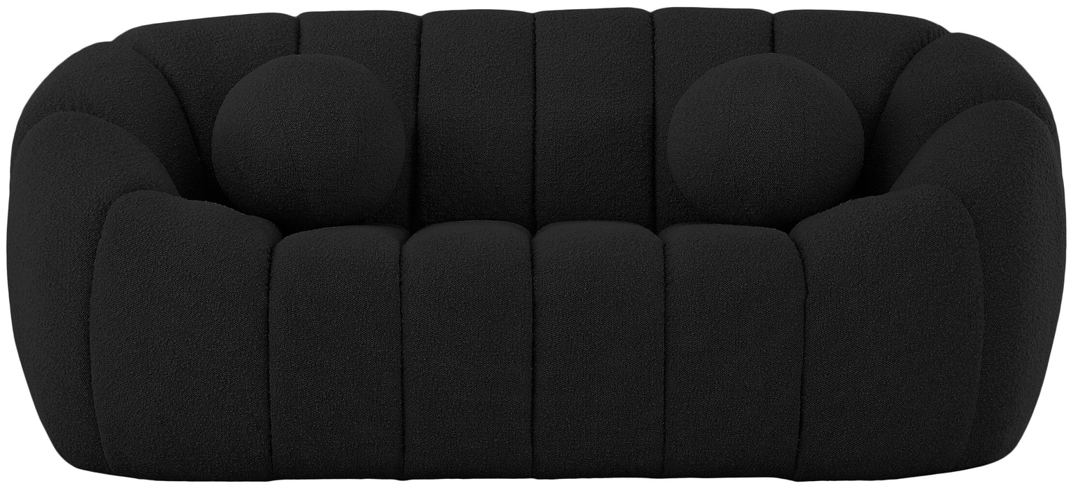 Elijah - Boucle Fabric Loveseat - Simple Home Plus