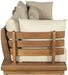 Mirella - 3 Piece Water Resistant Fabric Upholstered Outdoor Patio Modular Sofa - Simple Home Plus