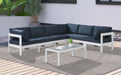 Nizuc - Outdoor Patio 6 Piece Modular Sectional With White Frame - Simple Home Plus