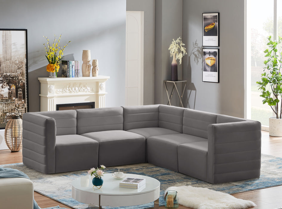 Quincy - 5 Piece Modular Sectional - Simple Home Plus