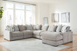 Aslan Court - Sectional With Ottoman Set - Simple Home Plus