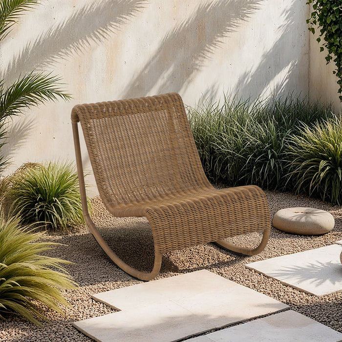 Antigua - Wicker Outdoor Patio Rocking Chair - Simple Home Plus
