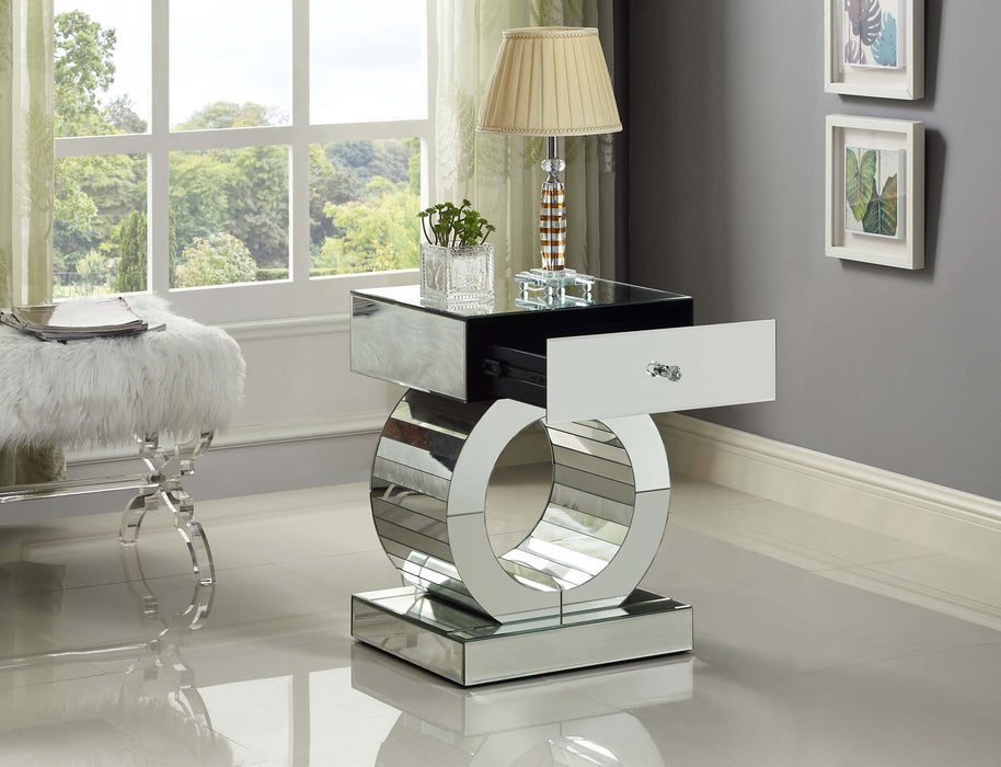Jocelyn - End Table - Pearl Silver - Simple Home Plus