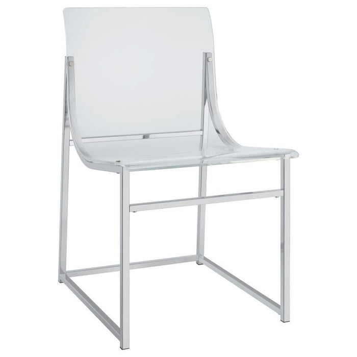 Adino - Acrylic Dining Side Chair (Set of 2) - Simple Home Plus