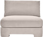 Hammond - Velvet Performance Fabric Upholstered Armless Chair - Simple Home Plus