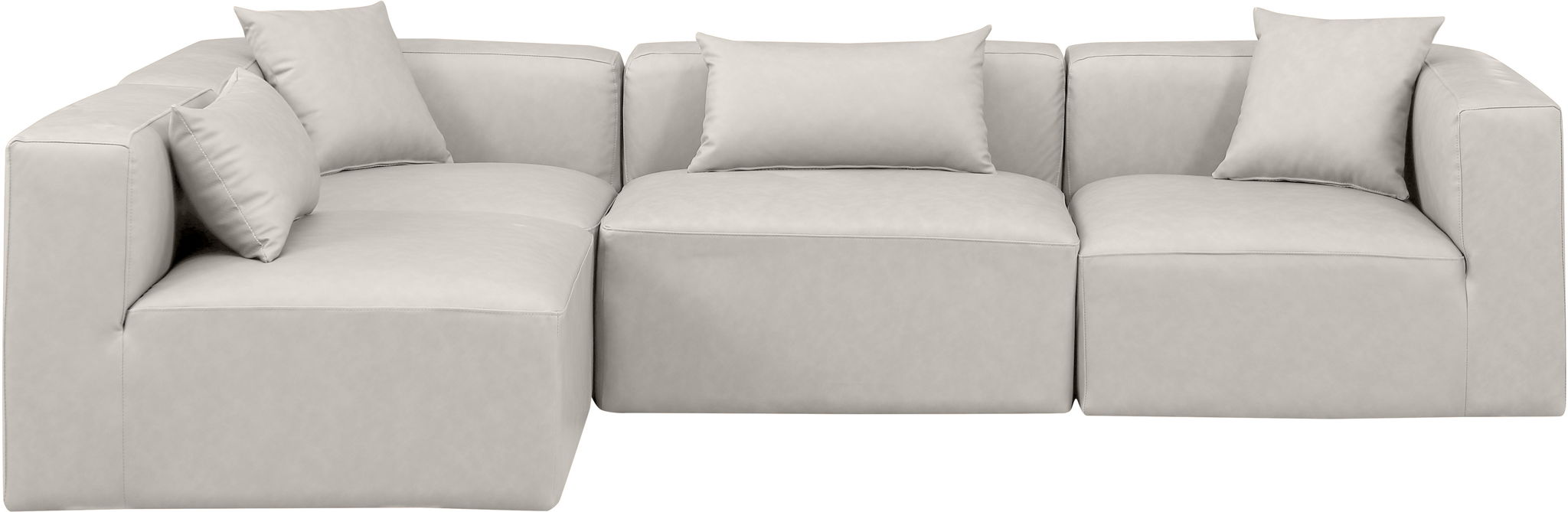 Cube - 4 Piece Modular Corner Sectional - Simple Home Plus