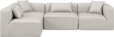 Cube - 4 Piece Modular Corner Sectional - Simple Home Plus