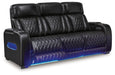 Boyington - 2 Pc. - Power Reclining Sofa And Loveseat - Black - Simple Home Plus