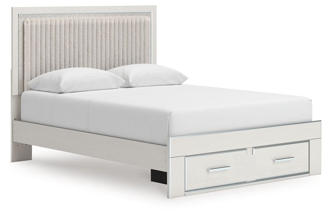 Zuraleus - Upholstered Panel Platform Storage Bed - Simple Home Plus