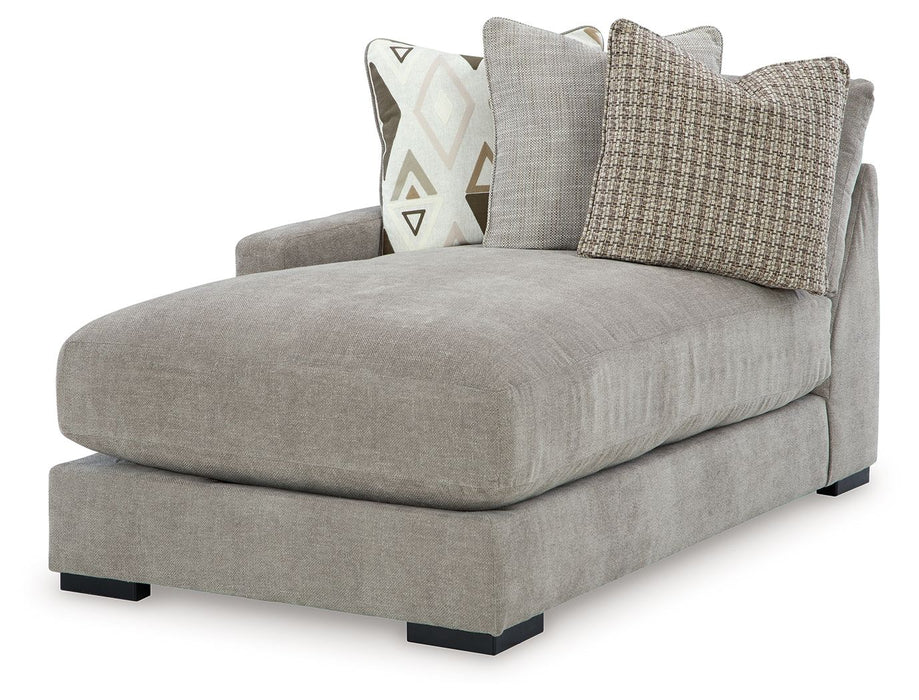 Aslan Court - Laf Corner Chaise - Pebble - Simple Home Plus