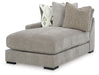 Aslan Court - Laf Corner Chaise - Pebble - Simple Home Plus