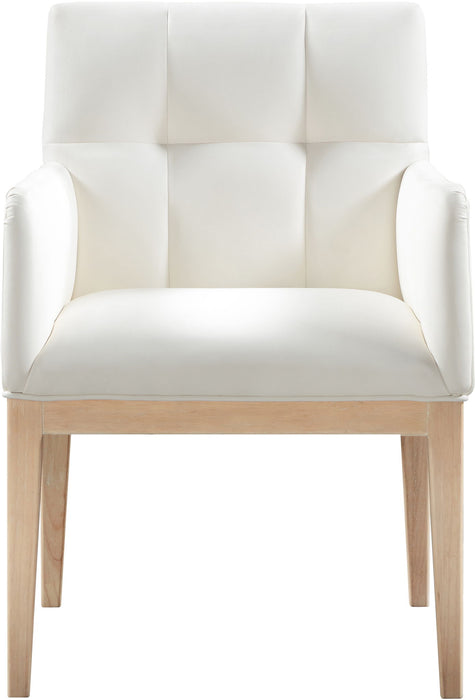 Adrian - Dining Arm Chair (Set of 2) - Light Brown Legs - Simple Home Plus