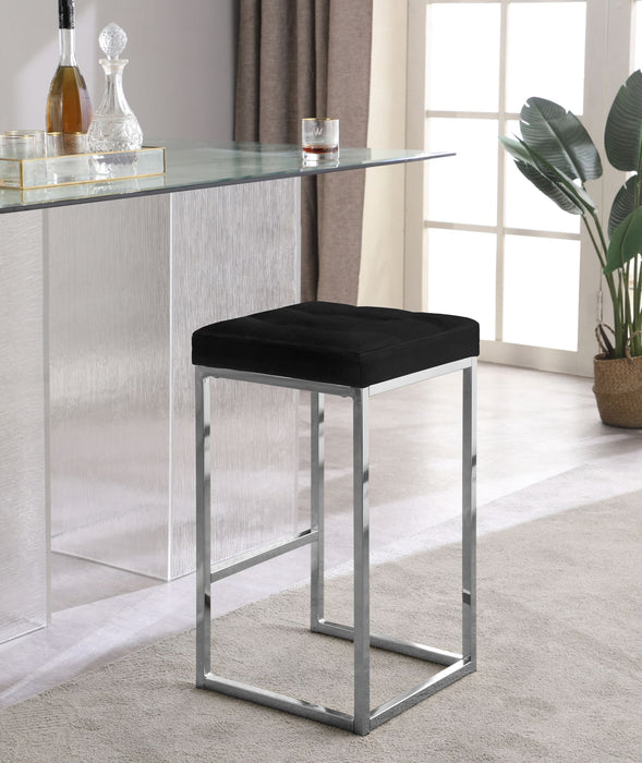 Nicola - Velvet Stool (Set of 2) - Simple Home Plus