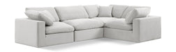 Comfy - 4 Piece Velvet Modular Sectional - Simple Home Plus
