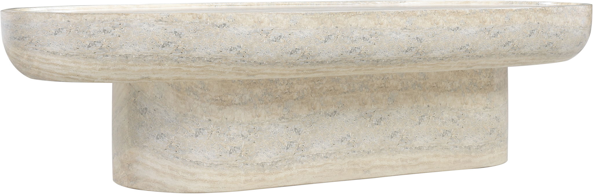 Tivoli - Indoor / Outdoor Coffee Table - Travertine Concrete - Simple Home Plus