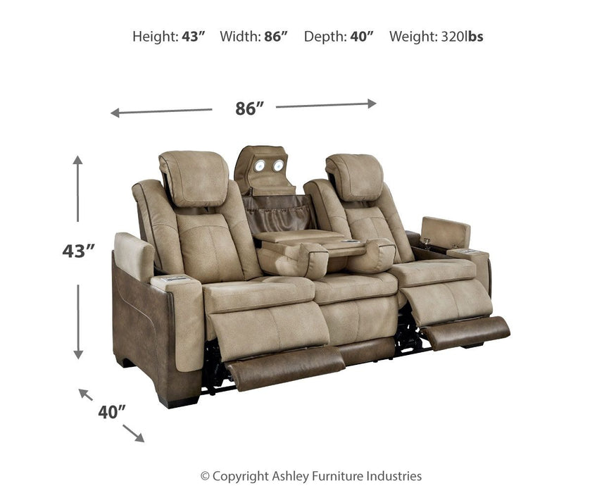 Next-Gen Durapella - Power Reclining Sofa - Simple Home Plus