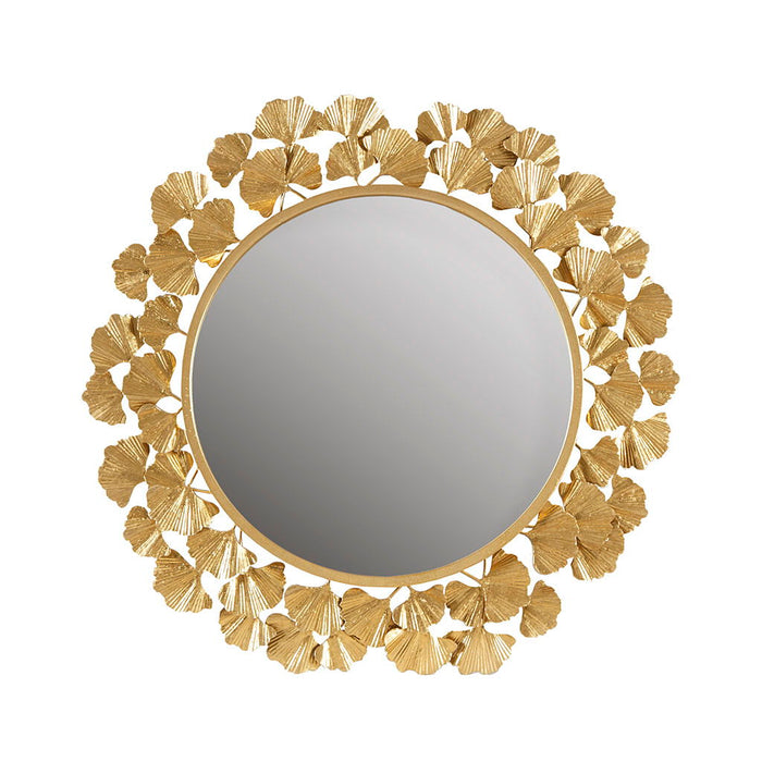 Eden - Foil Ginkgo Mirror - Gold - Simple Home Plus