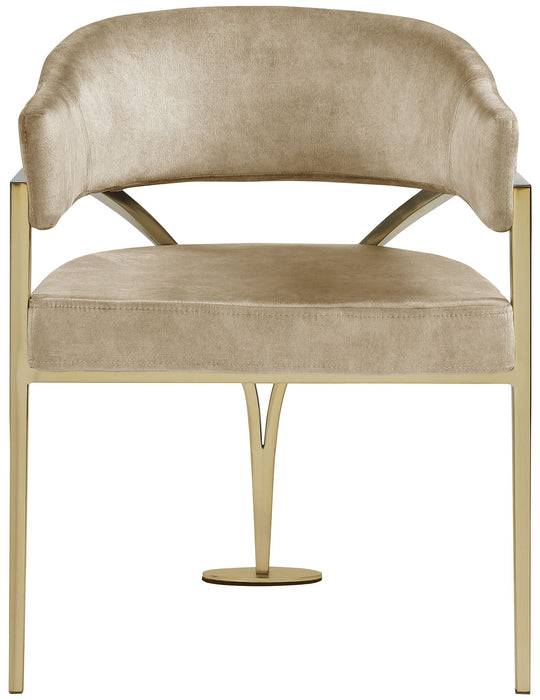 Madelyn - Dining Chair (Set of 2) - Brushed Brass - Simple Home Plus