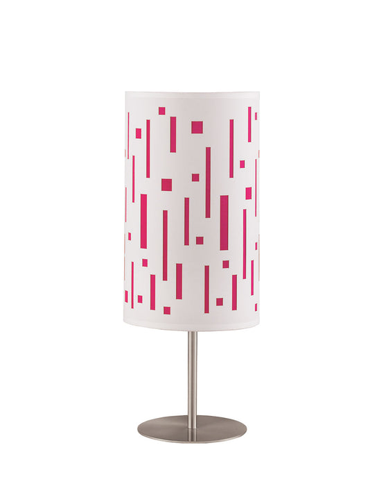 CONTEMPORARY TABLE LAMP PINK - Simple Home Plus