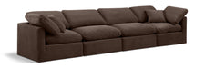 Indulge - Velvet 4 Seat Modular Sofa - Simple Home Plus