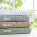 Nurture - Sustainable Antimicrobial 6 Piece Towel Set - Natural - Simple Home Plus