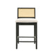 Tobias - Coastal Modern Wood Counter Height Kitchen Bar Stool - Simple Home Plus