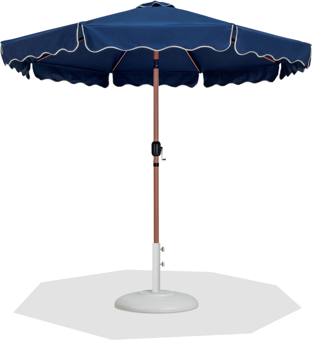Amalfi - Patio Umbrella - White Base / Light Brown Pole - Simple Home Plus