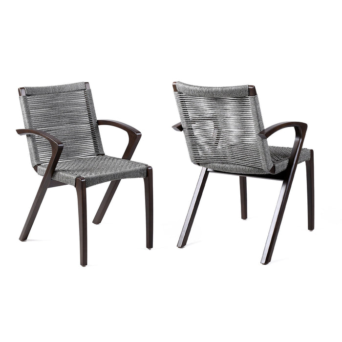 Brielle - Outdoor Rope Dining Chairs (Set of 2) - Simple Home Plus