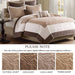 Attingham - King 7 Piece Reversible Coverlet Set - Beige - Simple Home Plus
