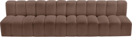Arc - Faux Leather 4 Seats Modular Sofa - Simple Home Plus