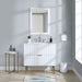 Modernist - Bathroom Vanity With Chrome Legs - Simple Home Plus
