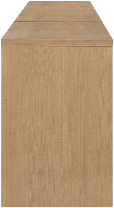 Avro - Solid Wood And Oak Veneer Desk - Simple Home Plus