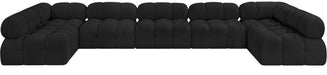 Ames - 7 Piece Boucle Fabric Modular Sectional - Simple Home Plus