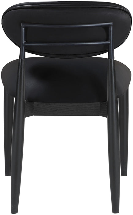 Riccio - Side Chair (Set of 2) - Black Frame - Simple Home Plus