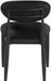 Riccio - Side Chair (Set of 2) - Black Frame - Simple Home Plus