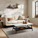 Parker - Coffee Table - Off-White / Black - Simple Home Plus