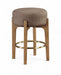 Torino - Backless Counter Stool With Brushed Brown Base (Set of 2) - Simple Home Plus