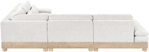 Turin - Chenille Fabric Upholstered Modular Sectional - White - Simple Home Plus