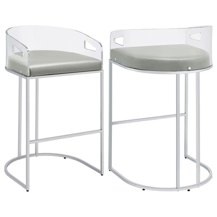 Thermosolis - Clear Acrylic Chair (Set of 2) - Simple Home Plus