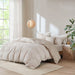 Dover - 5 Piece Organic Oversized Comforter Cover Set W/removable Insert - Natural - Simple Home Plus