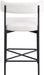 Rivage - Durable Stool With Black Frame (Set of 2) - Simple Home Plus