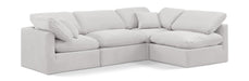 Indulge - Velvet 4 Piece Modular Sectional - Simple Home Plus