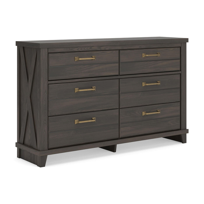 Vonitta Bay - Six Drawer Dresser - Simple Home Plus