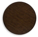 Frallyn - Dark Brown - Round End Table - Simple Home Plus